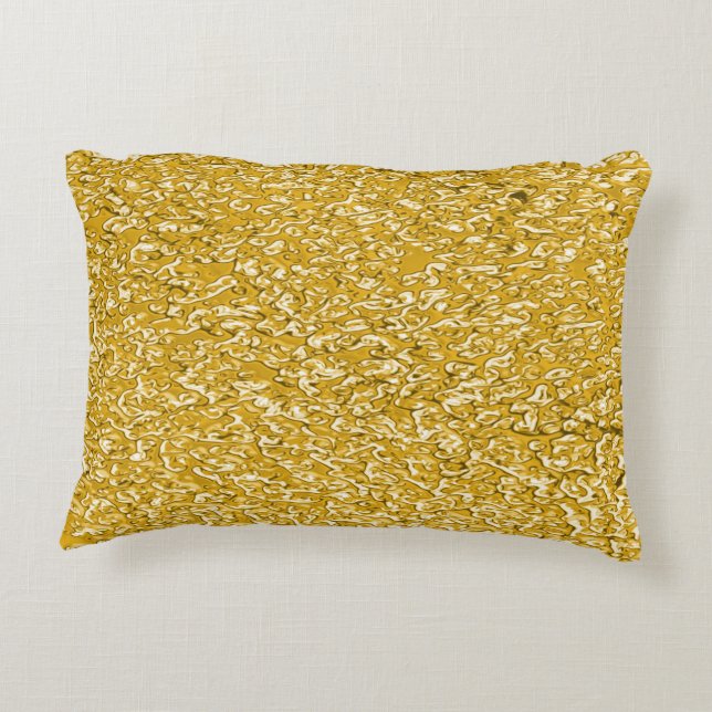 Almofada Decorativa PURE DOURADO Splatter Patterno + texto/foto (Verso)