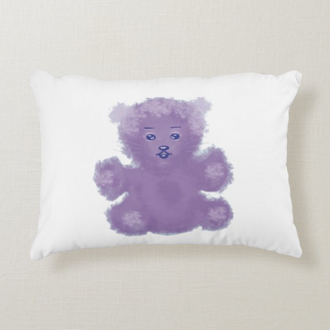 Almofada Decorativa Purple bear (Frente)