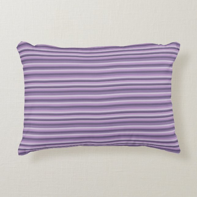 Almofada Decorativa Purple stripes (Frente)
