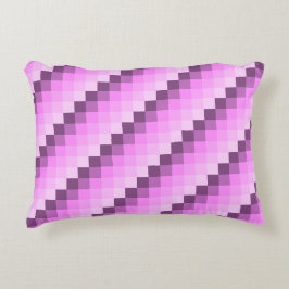 Almofada Decorativa Quadrados Rosa e Púrpura