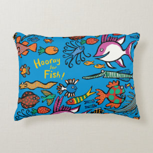 Almofada Decorativa Quantos peixes diferentes pode você ver?