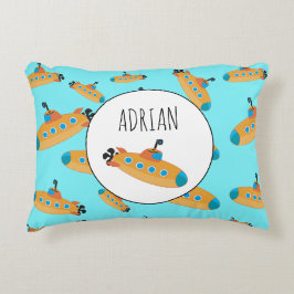 Almofada Decorativa Quarto de Crianças Submarinas Cute