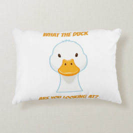 Almofada Decorativa Que pato você está olhando?