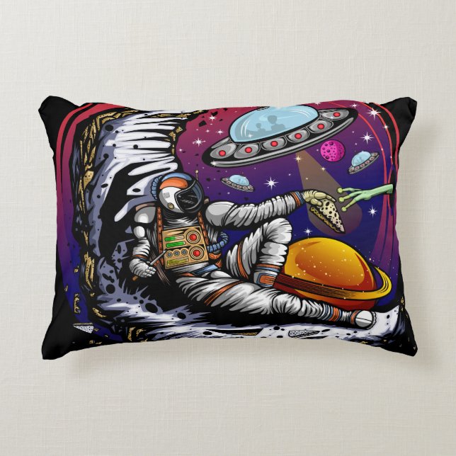 Almofada Decorativa Queijo Moon Space (Frente)