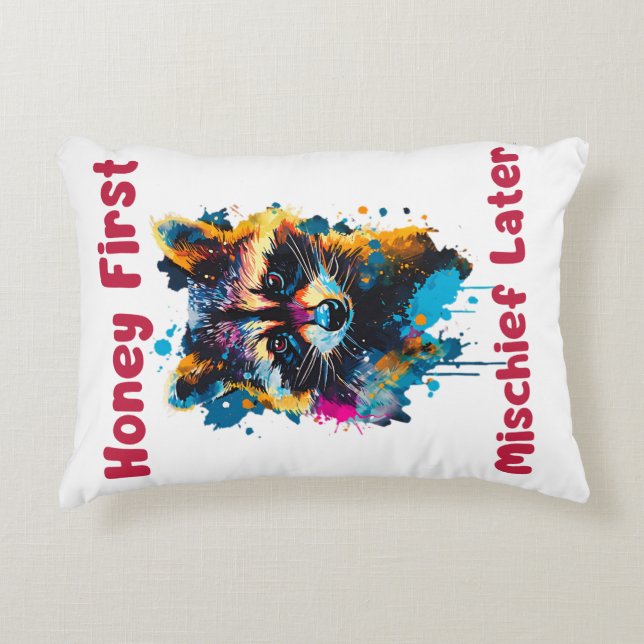 Almofada Decorativa Raccoon (Frente)