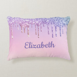 Almofada Decorativa Rainbow Glitter Personalizado