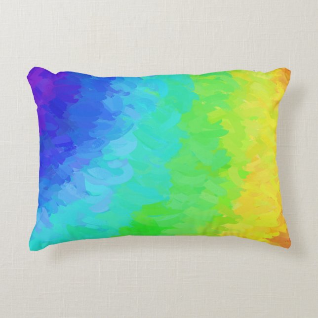 Almofada Decorativa Rainbow Icy (Frente)