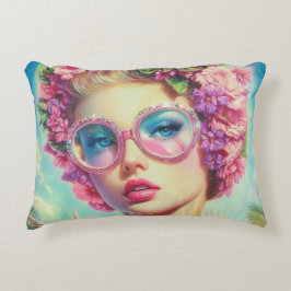 Almofada Decorativa Rainha Tropical Glamor