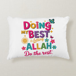 Almofada Decorativa Ramadan Kareem & Eid Mubarak Islamic Accent Pillow