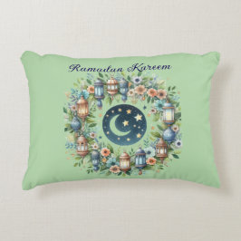 Almofada Decorativa Ramadan Kareem & Eid Mubarak Islamic Accent Pillow