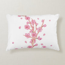 Ramo de Sakura Flor de Cerejeira Rosa Arte