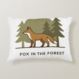 Almofada Decorativa Raposa na Floresta