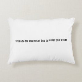 Almofada Decorativa Realize seu Travesseiro de Destaque de Sonhos