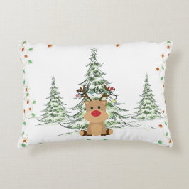 Almofada Decorativa Rebelde Natal Férias Das Árvores De Inverno