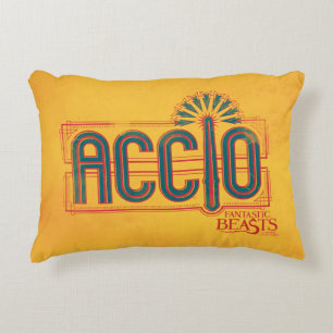 Almofada Decorativa Red Art Deco ACCIO™ Spell Graphic
