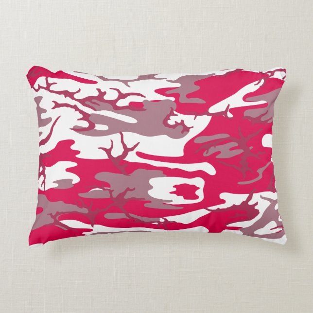 Almofada Decorativa Red Camo (Frente)