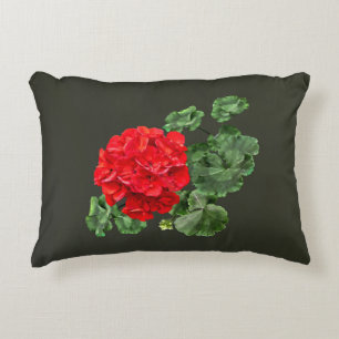 Almofada Decorativa Red Geranium brilhante