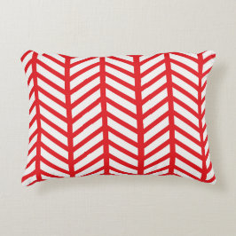 Almofada Decorativa Red Herringbone