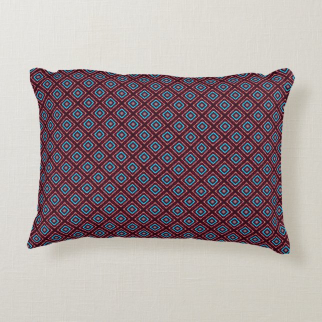 Almofada Decorativa Red With Blue Stars (Verso)