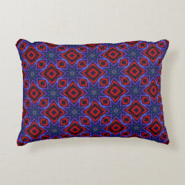 Almofada Decorativa Red With Blue Stars