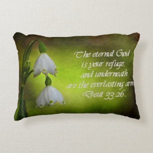 Almofada Decorativa Refúgio Eterno Inspiracional