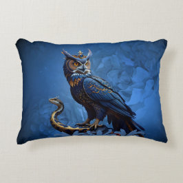 Almofada Decorativa Reis dos céus e terra, a majestosa coruja