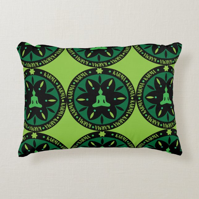 Almofada Decorativa Religião Budista Karma - Budismo Seis Sages Cu (Frente)