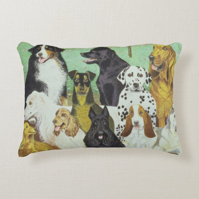 Almofada Decorativa Relógio do cão (Frente)