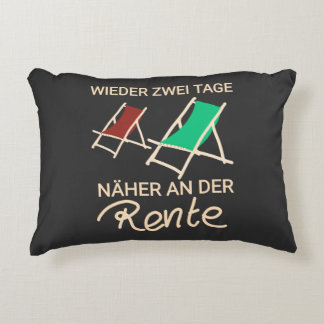 Almofada Decorativa Rentner meme Wieder ein Tag näher an der Rente