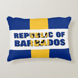 ALMOFADA DECORATIVA REPÚBLICA DE BARBADOS