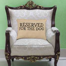Almofada Decorativa Reservado Para O Cão