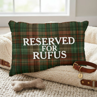 Almofada Decorativa Reservado Para O Xadrez Verde Personalizado
