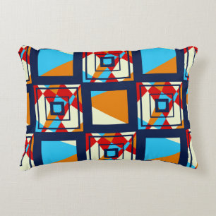 Almofada Decorativa Retângulos de peças coloridas. Pat sem problemas d