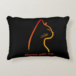 Almofada Decorativa Retrato de animal de estimação em arte linear mini