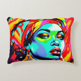 Almofada Decorativa Retrato de pop Art