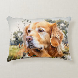 Almofada Decorativa Retriever de ouro