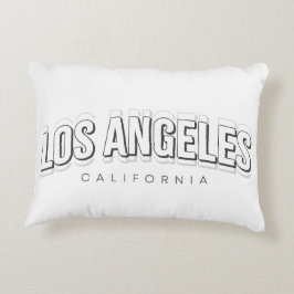 Almofada Decorativa Retro de Los Angeles