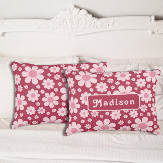 Almofada Decorativa Retro Personalizado 70s - Cor-de-rosa