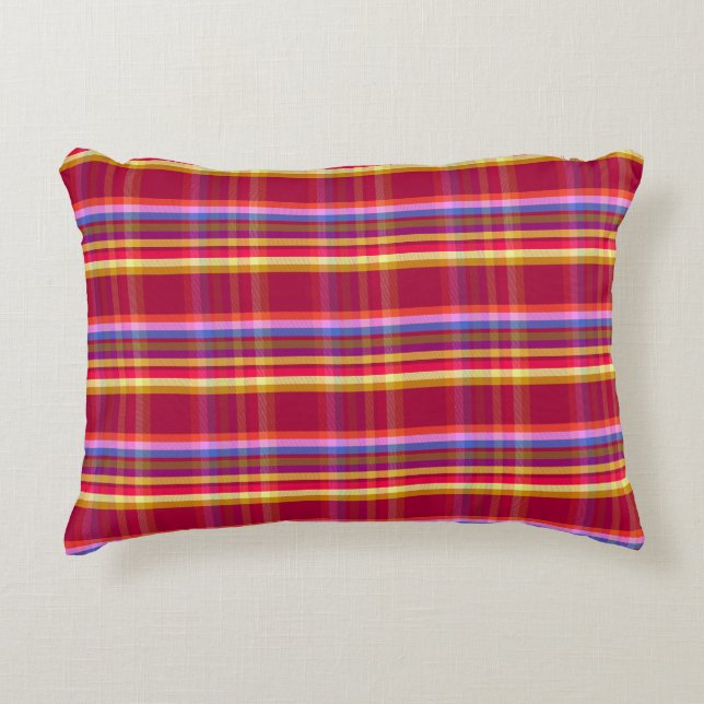 Almofada Decorativa Rich Plaid RC (Frente)