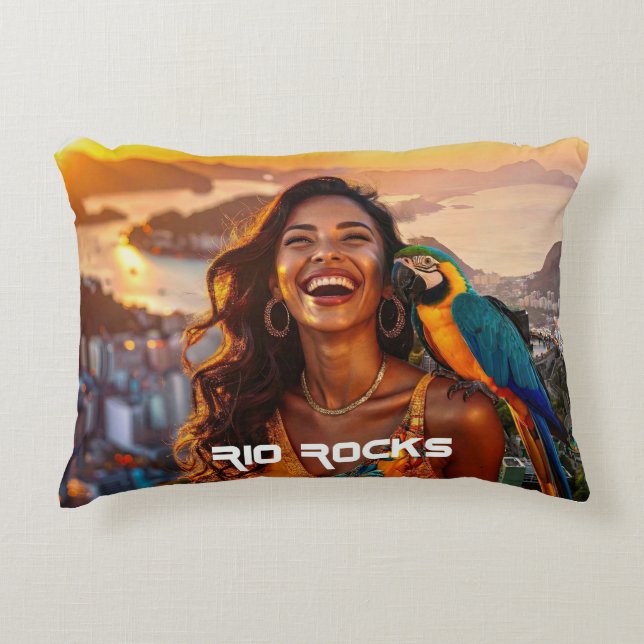 ALMOFADA DECORATIVA RIO DE JANEIRO (Frente)