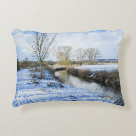 Almofada Decorativa Riverside English Winter Walk - Personalizado
