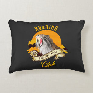 Almofada Decorativa Roaring Sundown Club Sabertooth Tiger