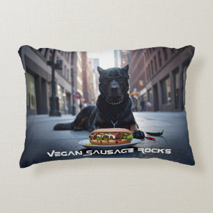 ALMOFADA DECORATIVA ROCHAS DE LINGUIÇA VEGANA - DIVERTIDO
