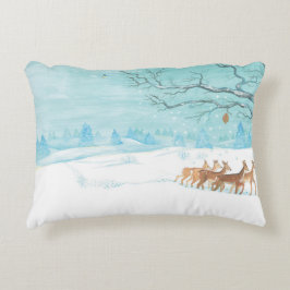 Almofada Decorativa Roe deer Winter