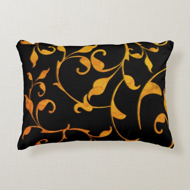 Almofada Decorativa Rolo de ferrugem e preto (Frente)
