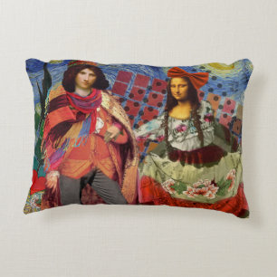Almofada Decorativa Romance colorido de Mona Lisa