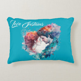 Almofada Decorativa Romântica Casal Ame Sustenta