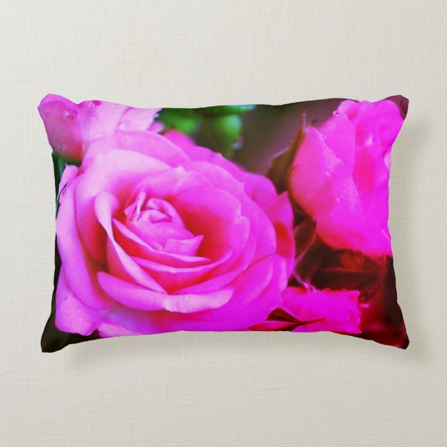 Almofada Decorativa Rosa (Frente)