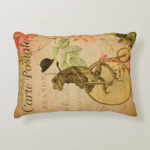 Rosa de Bicicleta Sapo de Cartão Postal Francês Vi