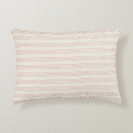 Almofada Decorativa Rosa Empoeirada Moderno Minimalista Listra Boho 